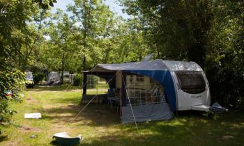 Campsite France Lot, Emplacement caravane